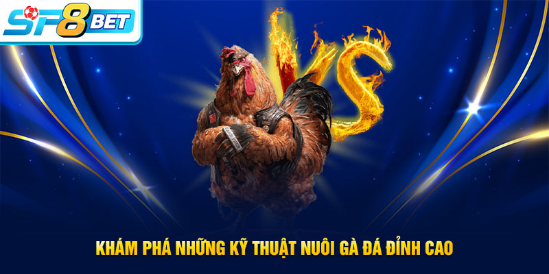 Khám phá các kỹ thuật nuôi gà đá